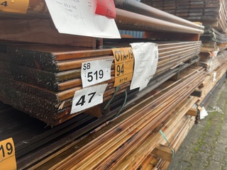 Ca. 64x Douglas geschaafd, 16x140mm, lengte 180cm